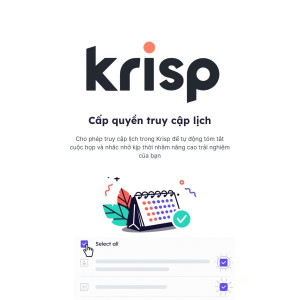 Nâng cấp tài khoản Krisp